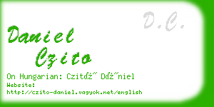 daniel czito business card